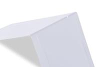 MAUL ordner- boekensteun metaal 24X12x24cm set van 2 stuks wit - thumbnail