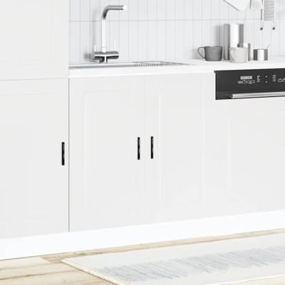 Spoelbakonderkast Porto 80x46x81,5 cm bewerkt hout wit