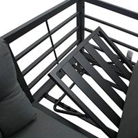 Elba aluminium hoekbank - thumbnail