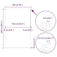 VidaXL Doucherolgordijn 160x240 cm stofbreedte 156 cm - thumbnail