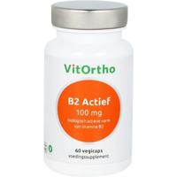 Vitortho Vitamine B2 Actief 100mg Vegicaps - thumbnail