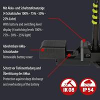 Brennenstuhl Multi Battery | LED | Telescopische werklamp | 6050 MA | 7700lm | IP54 | Excl. accu 1173700004 - thumbnail