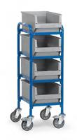 Fetra Hauptartikel 32921 Etagewagen Staal Poedercoating Laadvermogen (max.): 250 kg Stralend blauw (RAL 5007) - thumbnail