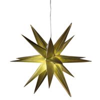 B.O.T. Gold 3D Star 35 cm 10Led Warm White 1,5M kerstverlichting Anna's Collection - Annas collection - thumbnail