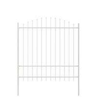 Tuinhek 5 pcs Wit 170 x 215 cm Gepoedercoat staal - thumbnail