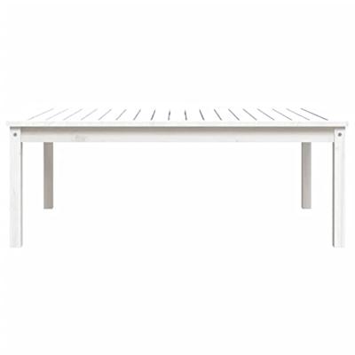 Tuintafel 121x82,5x45 cm massief grenenhout wit