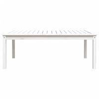 Tuintafel 121x82,5x45 cm massief grenenhout wit - thumbnail