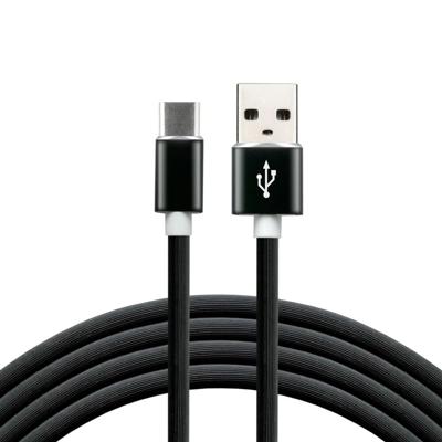 everActive USB-C kabel 1m - Zwart, silicone, ondersteuning voor snelladen, 3A - CBS-1CB