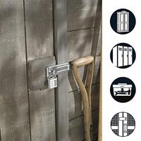 Masterlock Overval 704EURD + Aluminium hangslot 40mm - 7640704EURD 7640704EURD - thumbnail