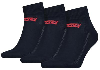 Levi's Mid Cut Batwing Logo Navy 3-Pack-39/42