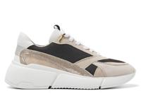 Via Vai 5603029 suède chunky sneakers beige/zwart - thumbnail