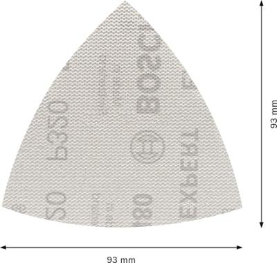 Bosch Accessoires Expert M480 schuurnet voor deltaschuurmachines 93 mm, K320 - 1 stuk(s) - 2608900723 Bosch Accessoires Expert M480 schuurnet voor deltaschuurmachines 93 mm, K320 - 1 stuk(s) - 2608900723