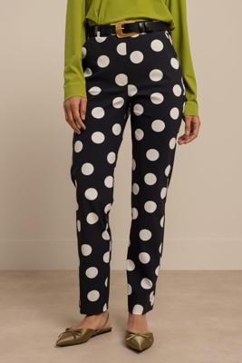 Studio Anneloes Anne Polkadot Trousers 13491 Broek 6914 Darkblue/kit