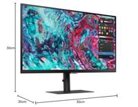 Samsung ViewFinity S80TB 68,6 cm (27") 3840 x 2160 Pixels 4K Ultra HD LED Zwart - thumbnail