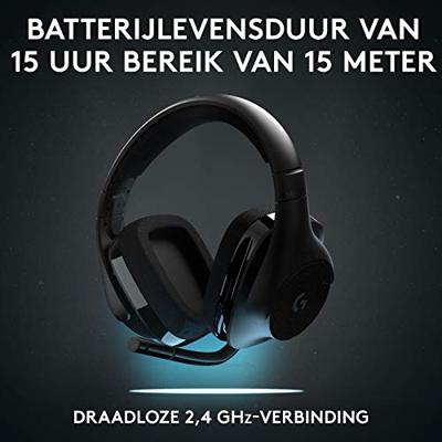 Logitech G G533 Wireless Headset Hoofdband Zwart