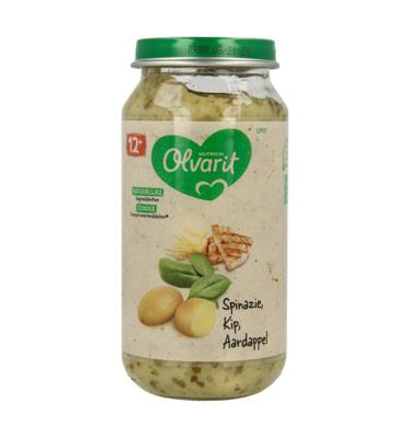Olvarit 12+ Maanden Spinazie Kip Aardappel 250g bij Jumbo