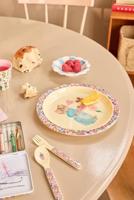 Melamine kinderbord 22 cm NATHALIE LETE PINK rice roze, bedrukt - thumbnail