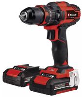 Einhell TE-CD 18/40 Li-i +64 (2x2,0Ah) Accu-klopboor/schroefmachine 2 snelheden Incl. 2 accus, Incl. lader, Incl. koffer - thumbnail