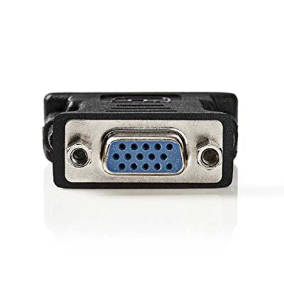 DVI - VGA-Adapter | DVI-I 24+5-Pins Male - VGA Female | Zwart