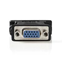 DVI - VGA-Adapter | DVI-I 24+5-Pins Male - VGA Female | Zwart - thumbnail