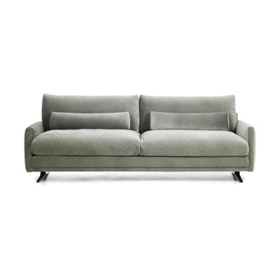 Kave Home Veliro 3-zits bank fluweel Groen Kave Home Veliro 3-zits bank fluweel Groen