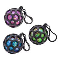 Johntoy Squeeze glitter bal met haak - thumbnail