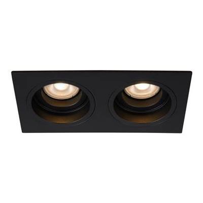 Lucide EMBED - Inbouwspot - 2xGU10 - Zwart
