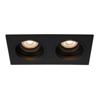 Lucide EMBED - Inbouwspot - 2xGU10 - Zwart - thumbnail