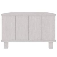 Salontafel HAMAR 100x55x35 cm massief grenenhout wit - thumbnail
