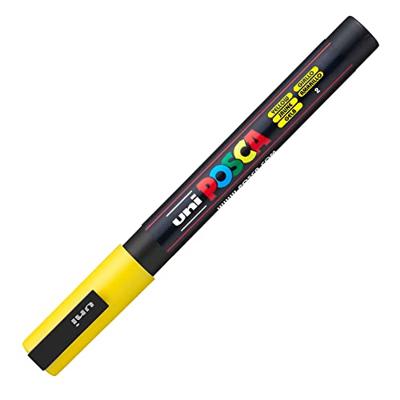 Markeerstift POSCA PC-3M Geel (6 Stuks)