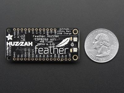 Adafruit Feather HUZZAH avec ESP8266 WiFi