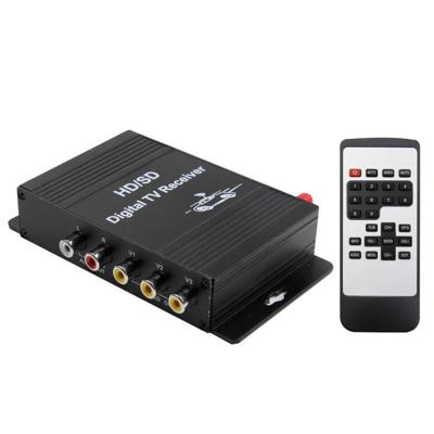 High Speed ISDB-T Mobiele Digitale TV Receiver voor in auto, geschikt voor Brazil / Peru / Chile etc. Zuid Amerikaanse Markt(zwart)