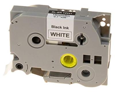 Labeltape G&G 14954 Compatibel vervangt Brother TZe-241 Kunststof Tapekleur: Wit Tekstkleur: Zwart 18 mm 8 m Labeltape G&G 14954 Compatibel vervangt Brother TZe-241 Kunststof Tapekleur: Wit Tekstkleur: Zwart 18 mm 8 m
