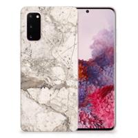 Samsung Galaxy S20 | TPU | Siliconen hoesje | Marmer Beige - thumbnail