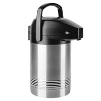 EMSA President thermosfles 2 l Zwart, Roestvrijstaal - thumbnail