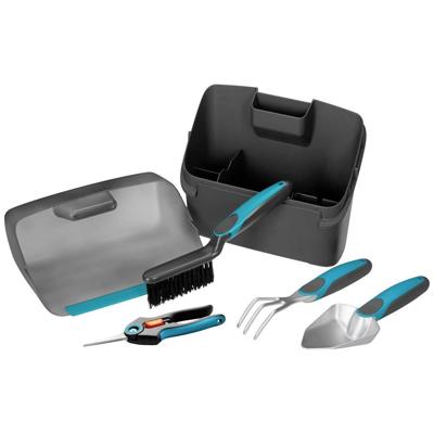 GARDENA citygardening balkonbox tuinset (turquoise/grijs, 08971-20)