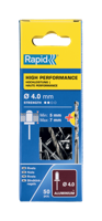 Rapid Blindklinknagels High Performance | Ø4 x 10 mm | Incl. Boor | 50 Stuks - 5001459 - thumbnail