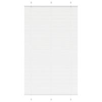 VidaXL Plissé rolgordijn 115x200 cm stofbreedte 114,4cm polyester wit - thumbnail