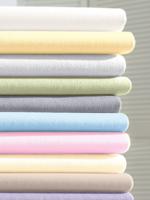 Elastisch fijnjersey-hoeslaken elastiek rondom Van Schlafgut wit - thumbnail