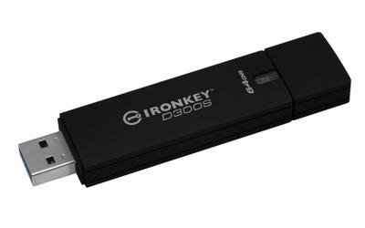IronKey D300S 64GB - USB-flashstation - gecodeerd - 64 GB - USB 3.1 Gen 1 - FIPS 140-2 Level 3 IronKey D300S 64GB - USB-flashstation - gecodeerd - 64 GB - USB 3.1 Gen 1 - FIPS 140-2 Level 3