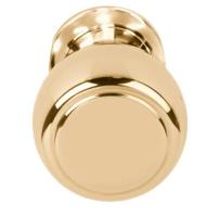 Formani Lazaro Rosa-Violan BOSCO LZ200D voordeurknop draaibaar op rozet - messing ongelakt - thumbnail