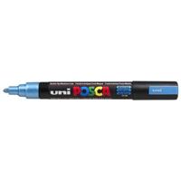 Uni Posca verfmarker pc5m metallic blauw - conische punt 2,5 mm - thumbnail