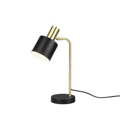 Trio Design bureaulampAdam Zwart met goud - R51041080