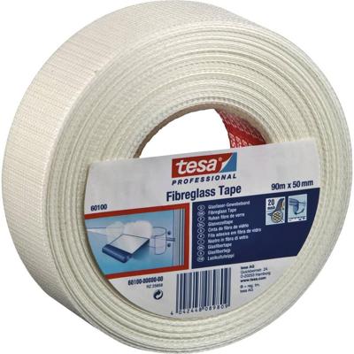 tesa 60100-00000-00 Textieltape tesa Professional Wit (l x b) 90 m x 50 mm 1 stuk(s) tesa 60100-00000-00 Textieltape tesa Professional Wit (l x b) 90 m x 50 mm 1 stuk(s)