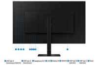 Samsung ViewFinity S8 LS37D804UAU LCD-monitor Energielabel F (A - G) 94 cm (37 inch) 16:9 5 ms DisplayPort, HDMI, USB VA LCD - thumbnail