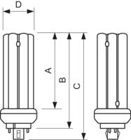 Philips PLT 18W 830 4 pins - thumbnail