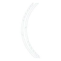 Tape voor wielen Foliatec Wit - thumbnail