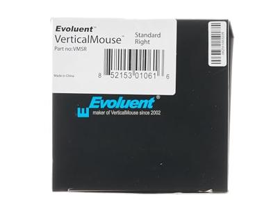 Evoluent Vertical Mouse 4 VM4RW Ergonomische muis Radiografisch Optisch Zwart, Zilver 6 Toetsen 2800 dpi Ergonomisch Evoluent Vertical Mouse 4 VM4RW Ergonomische muis Radiografisch Optisch Zwart, Zilver 6 Toetsen 2800 dpi Ergonomisch