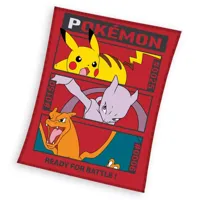 Pokemon fleece deken Pikachu, Mewto, Charizard - 130 x 170 cm - thumbnail