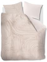 VT wonen VTwonen dekbedovertrek Natural Pattern Poederroze 200x200/220 cm - thumbnail